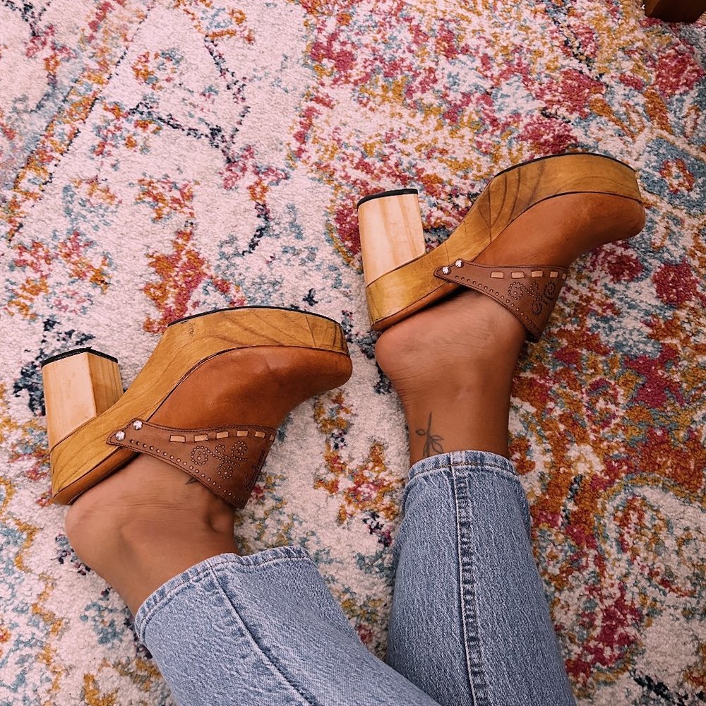 San Jose Brogued Fluevog Clogs